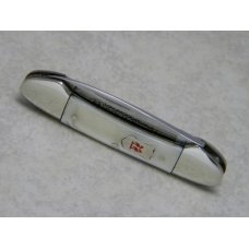 Robt Klaas Kissing Crane Solingen Germany Imitation Pearl 2924 Mini Canoe Knife c.1981