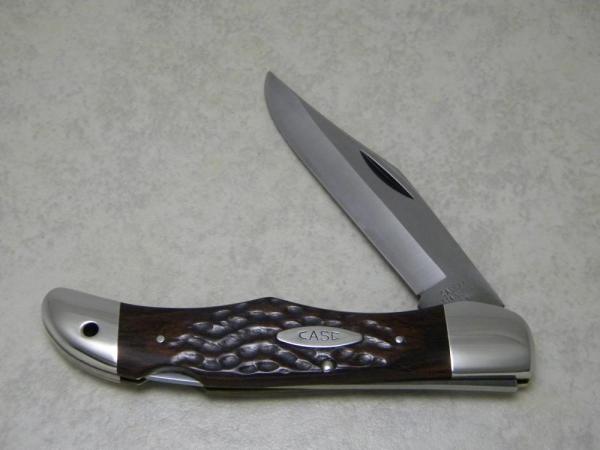 Case XX Stainless USA 1 Dot (1979) Laminated Wood 6165 L SAB SSP Folding Hunter Lockback Knife Case XX Stainless USA 1 Dot (1979) Laminated Wood 6165 L SAB SSP Folding Hunter Lockback Knife