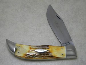 Case XX USA 4 Dot (1976) Stag 5172 SSP Razor Edge Clasp Knife