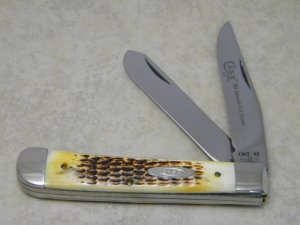 Case XX SS USA 2nd Cut Stag 5254 New Grind 1983 Second Cut Series Trapper Knife