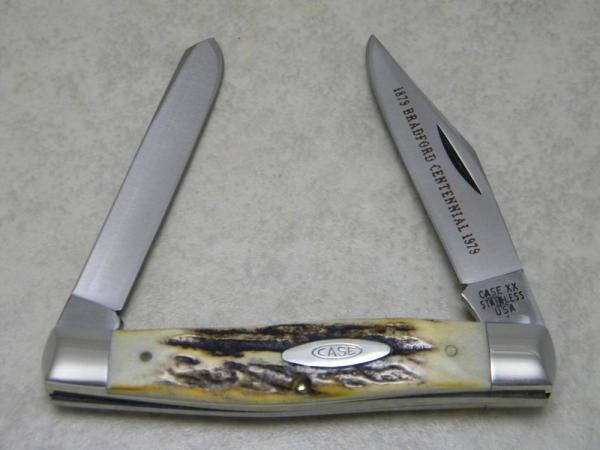 Case XX Stainless USA 1 Dot (1979) Bradford Centennial Stag 5275 SP SSP Moose Knife Case XX Stainless USA 1 Dot (1979) Bradford Centennial Stag 5275 SP SSP Moose Knife