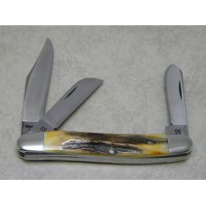 Case XX Stainless USA 4 Dot (1976) Stag 5347 HP SSP Razor Edge Stockman Knife Case XX Stainless USA 4 Dot (1976) Stag 5347 HP SSP Razor Edge Stockman Knife