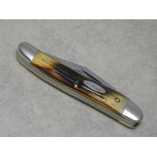 Case XX Stainless USA 3 Dot (1977) Stag 52087 SSP Blue Scroll Jack Knife Case XX Stainless USA 3 Dot (1977) Stag 52087 SSP Blue Scroll Jack Knife