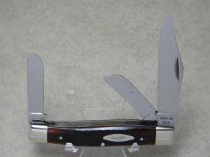 Case XX USA 6 Dot (1974) Bone 6375 Large Stockman Knife