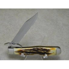 Case XX Stainless USA 4 Dot (1976) Stag 5111 1/2 L SSP Razor Edge Swing Guard Lockback Knife Case XX Stainless USA 4 Dot (1976) Stag 5111 1/2 L SSP Razor Edge Swing Guard Lockback Knife
