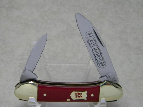 Robt Klaas Kissing Crane Solingen Germany Red 2920 Mini Canoe Knife c.1980 Robt Klaas Kissing Crane Solingen Germany Red 2920 Mini Canoe Knife c.1980