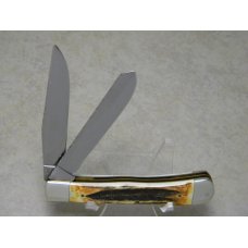 Hen & Rooster Bertram Cutlery Solingen Germany 312RSB Stag File Worked Trapper Knife Hen & Rooster Bertram Cutlery Solingen Germany 312RSB Stag File Worked Trapper Knife