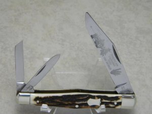 Robt Klaas Kissing Crane Solingen Germany Stag Big Whittler Knife 
