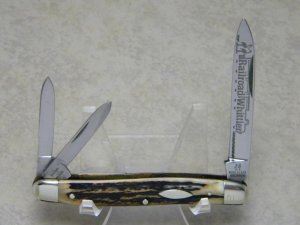 Robt Klaas Kissing Crane Solingen Germany Stag Railroad Whittler Knife