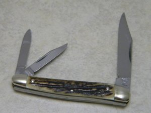 Hen & Rooster Gutmann Solingen Germany Stag Whittler Knife