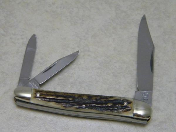 Hen & Rooster Gutmann Solingen Germany Stag Whittler Knife Hen & Rooster Gutmann Solingen Germany Stag Whittler Knife