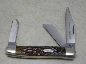 Case XX SS USA 4 Dot (1986) Bone 6347 HP SSP Tested XX Razor Edge Stockman Knife