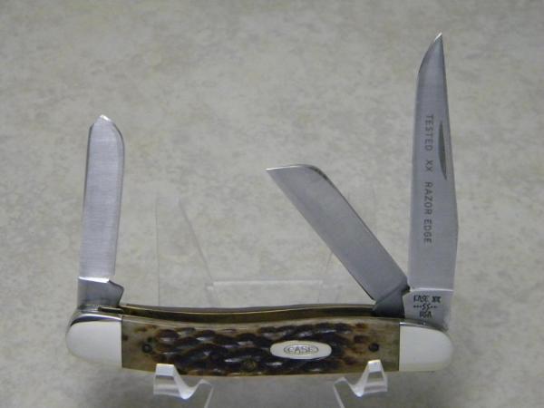 Case XX SS USA 5 Dot (1985) Bone 6318 HP SSP Tested XX Razor Edge Stockman Knife Case XX SS USA 5 Dot (1985) Bone 6318 HP SSP Tested XX Razor Edge Stockman Knife