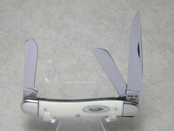 Case XX USA 1965-69 White 4318 HP Stockman Knife *Rare* Case XX USA 1965-69 White 4318 HP Stockman Knife *Rare*