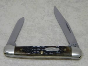 Case XX USA 6 Dot (1984) Bone 62109X Carbon Steel New Grind Baby Copperhead Knife