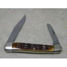 Case XX USA 6 Dot (1984) Bone 62109X Carbon Steel New Grind Baby Copperhead Knife Case XX USA 6 Dot (1984) Bone 62109X Carbon Steel New Grind Baby Copperhead Knife