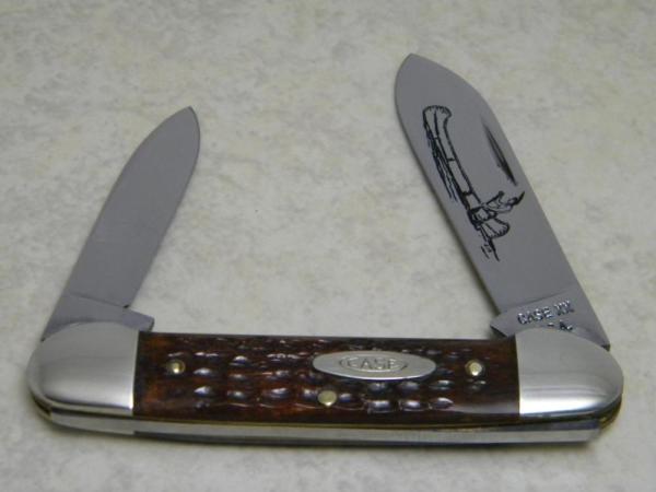 Case XX USA 4 Dot (1976) Bone 62131 Canoe Knife Case XX USA 4 Dot (1976) Bone 62131 Canoe Knife