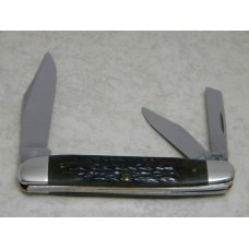 Case XX SS USA 5 Dot (1985) Green Bone G6380 Large Whittler Knife Case XX SS USA 5 Dot (1985) Green Bone G6380 Large Whittler Knife