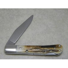 Canal Street Cutlery USA Genuine Stag Barehead Lockback Knife Canal Street Cutlery USA Genuine Stag Barehead Lockback Knife
