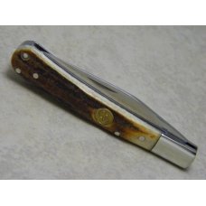 Canal Street Cutlery USA Genuine Stag Barehead Lockback Knife Canal Street Cutlery USA Genuine Stag Barehead Lockback Knife