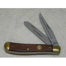 Schrade + Limited Wood North American Hunting Club Life Member Slimline Trapper Knife in Box