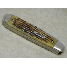 Robeson ShurEdge USA (by Queen Cut. Co.) Bone Q622056 Pocketeze Jack Knife in Box Robeson ShurEdge USA (by Queen Cut. Co.) Bone Q622056 Pocketeze Jack Knife in Box