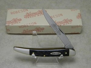 Robeson ShurEdge USA (by Queen Cut. Co.) Bone Q622113 Medium Toothpick Knife in Box