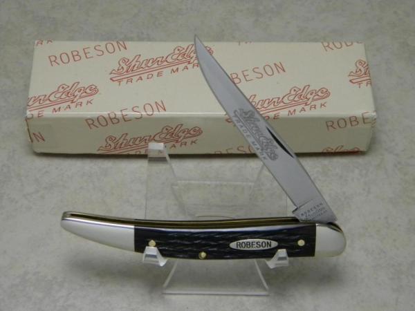 Robeson ShurEdge USA (by Queen Cut. Co.) Bone Q622113 Medium Toothpick Knife in Box Robeson ShurEdge USA (by Queen Cut. Co.) Bone Q622113 Medium Toothpick Knife in Box