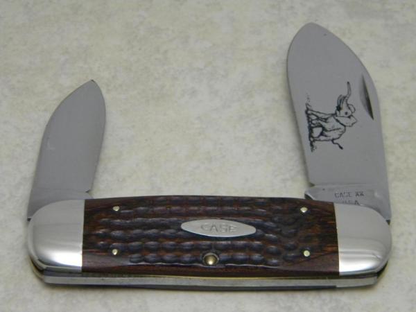 Case XX USA 2 Dot (1978) Laminated Wood 6250 Elephant Toe Knife Case XX USA 2 Dot (1978) Laminated Wood 6250 Elephant Toe Knife