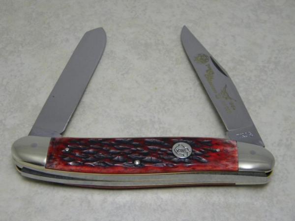 C. Schlieper German Eye Solingen Germany Red Bone 1984 Texas Knife Collectors Very Large Moose Knife C. Schlieper German Eye Solingen Germany Red Bone 1984 Texas Knife Collectors Very Large Moose Knife