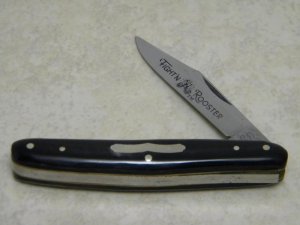 Fight'n Rooster Germany Frank Buster Cutlery Co. Buffalo Horn 1 Blade Jack Knife