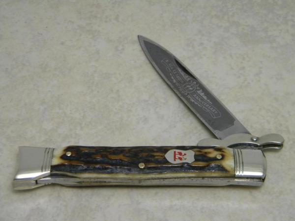 Robt Klaas Kissing Crane Solingen Germany KC2051 Stag 160th Anniversary Swing Guard Lockback Knife Robt Klaas Kissing Crane Solingen Germany KC2051 Stag 160th Anniversary Swing Guard Lockback Knife