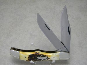 Case XX USA 4 Dot (1976) Stag 5265 SAB SSP Razor Edge Folding Hunter Knife