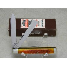 Schatt & Morgan Titusville PA Queen Steel USA 1994 Orange Bone 042296 Doctor's Knife in Box Schatt & Morgan Titusville PA Queen Steel USA 1994 Orange Bone 042296 Doctor's Knife in Box