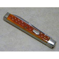 Schatt & Morgan Titusville PA Queen Steel USA 1994 Orange Bone 042296 Doctor's Knife in Box Schatt & Morgan Titusville PA Queen Steel USA 1994 Orange Bone 042296 Doctor's Knife in Box