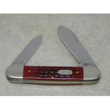 Case XX USA 3 Dot (1997) Pocket Worn Old Red Bone 62131 SS Canoe Knife in Tin Case XX USA 3 Dot (1997) Pocket Worn Old Red Bone 62131 SS Canoe Knife in Tin