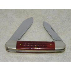 Case XX USA 3 Dot (1997) Pocket Worn Old Red Bone 62131 SS Canoe Knife in Tin Case XX USA 3 Dot (1997) Pocket Worn Old Red Bone 62131 SS Canoe Knife in Tin