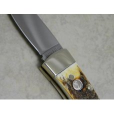 Boker Germany Stainless Tree Brand Stag Little Lockback Knife Boker Germany Stainless Tree Brand Stag Little Lockback Knife