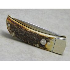 Boker Germany Stainless Tree Brand Stag Little Lockback Knife Boker Germany Stainless Tree Brand Stag Little Lockback Knife