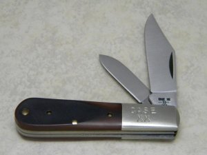 Case XX SS USA 5 Dot (1985) Saw Cut Delrin 62009 1/2 Barlow Knife