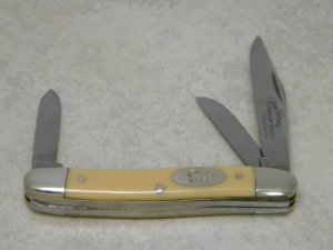 Jim Bowie (German Eye) Premium Quality Hand Made Germany Yellow Stockman Knife