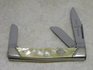 Boker USA Tree Brand Cracked Ice Celluloid 9885 Stockman Knife