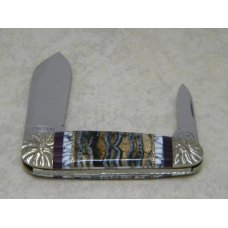 GEC Northfield UN-X-LD USA Brian Yellowhorse 262209 Sunfish Elephant Toe Prototype Knife in Tube
