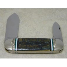 GEC Northfield UN-X-LD USA Brian Yellowhorse 62209 Ivory Elephant Toe Prototype Knife in Tube GEC Northfield UN-X-LD USA Brian Yellowhorse 62209 Ivory Elephant Toe Prototype Knife in Tube
