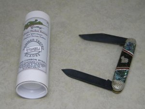 Great Eastern Cutlery USA Brian Yellowhorse 541209 Native Steel Moose Knife in Tube c.2009