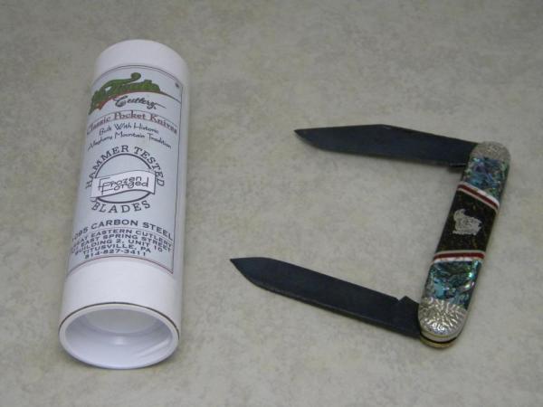 Great Eastern Cutlery USA Brian Yellowhorse 541209 Native Steel Moose Knife in Tube c.2009 Great Eastern Cutlery USA Brian Yellowhorse 541209 Native Steel Moose Knife in Tube c.2009