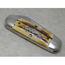 Great Eastern Cutlery GEC Northfield UN-X-LD USA 362208 Burnt Stag Elephant Toe Knife in Tube Great Eastern Cutlery GEC Northfield UN-X-LD USA 362208 Burnt Stag Elephant Toe Knife in Tube