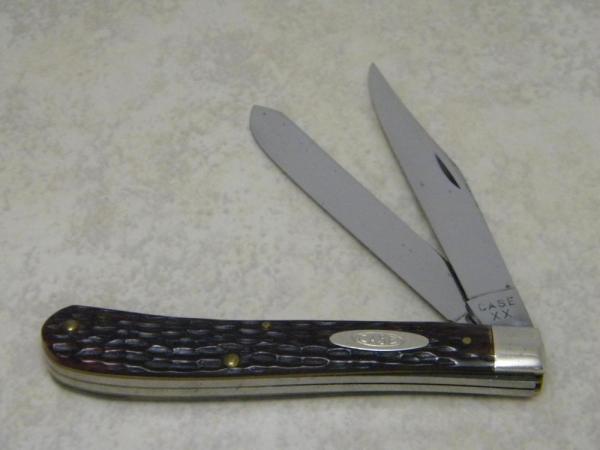 Case XX 1940-64 Bone 62048 SP Slimline Trapper Farmers Jack Knife Case XX 1940-64 Bone 62048 SP Slimline Trapper Farmers Jack Knife