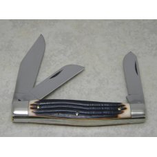 Queen Steel #49 Imitation Winterbottom Bone Large Stockman Knife c.1930's to 1950's