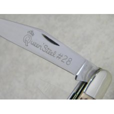 Queen Steel #28 Imitation Winterbottom Bone Large English Jack Knife c.1960's Queen Steel #28 Imitation Winterbottom Bone Large English Jack Knife c.1960's